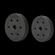 DANGUT Barbell Weight Plate, Coated Surface Weight Marked Cast Iron Weight Plate, Classic Solid blac