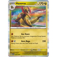 Pokemon TCG Indonesia SV7s Haxorus 120/166 R Single
