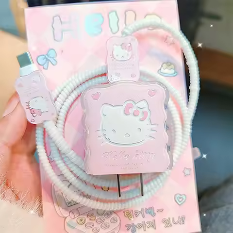 Pink KT Suitable for Apple 18W 20W Data Cable Protective Case Suitable for Apple IPhone 14/12/15 Pro