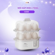 Bear ECK-125NR 3L 2-Layer Electric Steamer Dumpling Steamer Egg Steamer Snack Steamer Multifunctiona
