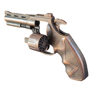 今年最新款户外防身用品 New All-alloy Mini Version Of God Of War Side-opening Revolver Toy Gun 1:2.5 Non-fireabl