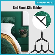 4Pcs Bed Sheet Clip Holder Bedsheet Clipper Bed Corner Elastic Mattress Fastener Grippers Cadar Klip