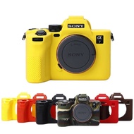 A7M4 Silicone Armor Skin Case Body Cover Protector Mirrorless Camera Bag For Sony A7 IV A7IV ILCE-7M