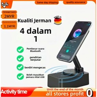 3 in 1 Bluetooth Speaker with 500mAh Power Bank | Foldable Phone Holder | Speaker, Power Bank and Ph