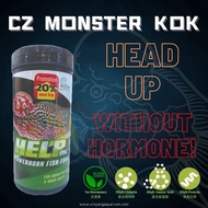 CZ HELP FLOWERHORN FOR MONSTER KOK N GOOD SHAPE 100G (NEW PACKING) EXP:1/04/2023