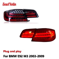 Car LED Taillight Light Assemblies For BMW 3 Series 2003-2009 E92 M3 Auto Fog DRL Brake Turn Signal 
