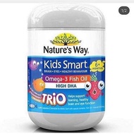 NATURE‘S WAY 三種口味兒童魚油180粒 KIDS SMART OMEGA-3 FISH OIL HIGH DHA #newbie1020