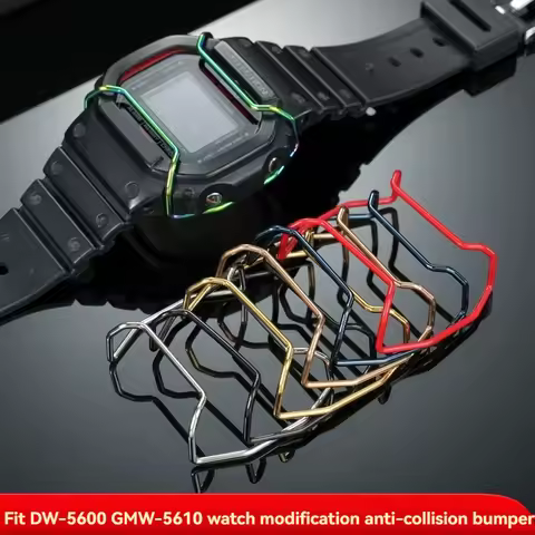 For Casio G-SHOCK DW5600 DW5610 Metal Bumper Bullbar Watch Case Protector DIY Mod Accessories