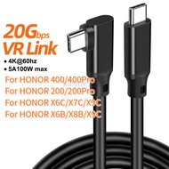 Bend VR Type-C data cable USB3.1 dual male 4K video projection cable 3.20G mobile game cable link 20