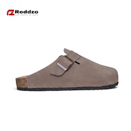 Reddzo Men's Clog Sandals Boston Suede Light CreamWanita - Unisex Slip-on Mules & Clogs