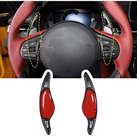 For Toyota Supra GR A90 A91 MK5 2019-22 Steering Wheel Shift Paddle, Aluminum Paddle Shifter Extensi