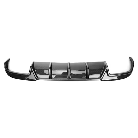 Carbon Fiber Rear Diffuser For Mercedes Benz W212 E63 Facelift B Style Rear bumper diffuser Exhaust 