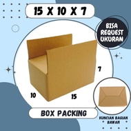 Cardboard 15x10x7 A0 Box Packing Box Honey Bottle Packaging Box Souvenir Hampers Jombang Racing Card