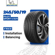 [Free Installation] 245/50/19 Michelin Pilot Sport 4 SUV (Year 2025) NEW TYRE TIRE TAYAR