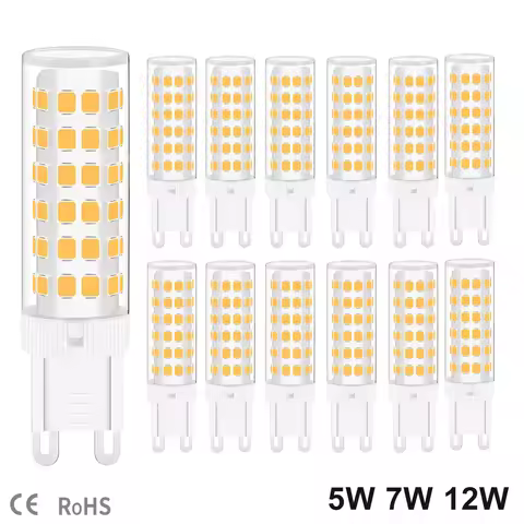 G9 led bulb 5W 7W 12W 220V G9 led lamp SMD2835 G9 LED Corn light warm white spotlight Replace 30W 50