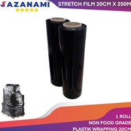 Best Quality) Black Plastic Wrapping 20cm X 250m Stretch Film Plastic Wrap 20cm