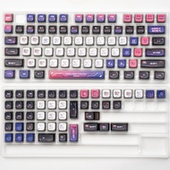 คีย์แคป Fingertip Note Cyber Ultimate 4-Sided Transparent Double Skin Milk Pudding Keycap ชุดอุปกรณ์