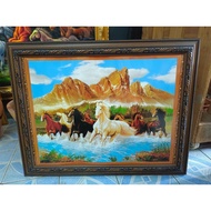 Photo Frame 8 Horse Views Home Decoration Shop Gift Souvenir Retirement Give As Gifts For Various Oc