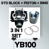 YHMMOTOR Yamaha YB100 YB 100 Cylinder Block Kit Set and Piston Set