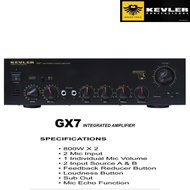 【Spot goods】∏Kevler GX7 High Power Videoke Amplifier 800W x 2 GX 7 GX 7