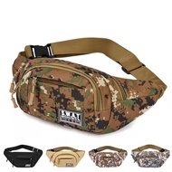 Camouflage waist bag for men canvas body bag sling bag for men