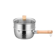 Codes - 不鏽鋼木柄雪平鍋 (附蒸籠)