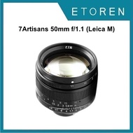 7Artisans 50mm f/1.1 Lens (Leica M)