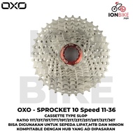 OXO 10 Speed 11-36T Cassette Sprocket 11 - 36 T 10sp 10 Sp