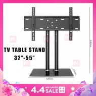 DUAL POLE TABLE TV STAND TV BRACKET MOUNT TABLE TOP TV MOUNTING ALL BRAND TV INSTALL 32 - 55 INSTALLATION AVAILABLE HOUSE OFFICE