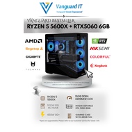 VANGUARD IT BESTSELLER AMD GAMING PC (RYZEN 5 5600X/ RTX5060 8GB / 512GB SSD / 16GB RAM)