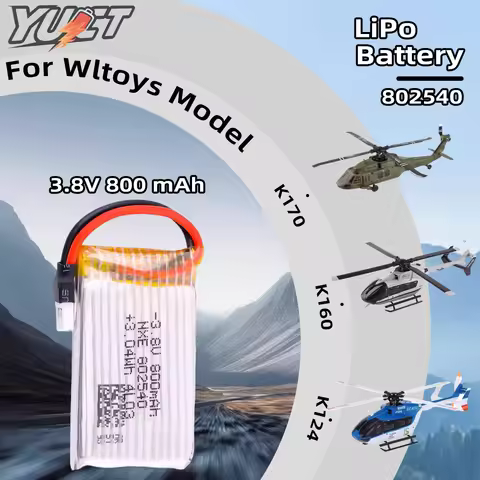 WLtoys XK K170 1S LiPo Battery 20C 3.8V 800mAh MX2.0 Plug for K160 K270 K124 RC Helicopter Spare Par