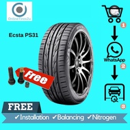 205/55R16 - Kumho PS31 (With Installation)