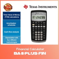 Texas Instruments BA-II-PLUS Financial Calculator WITH 1 YEAR WARRANTY