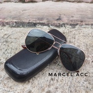 Kacamata gaya model BL aviator lensa asli kaca bukan mika anti uv/sunglass hitam anti silau retro fr