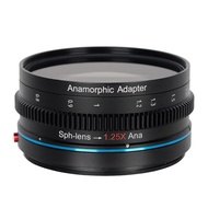 SIRUI | Anamorphic Lens Adapter Wide Angle 1.25x Compatibility Enhanced with 1.6X Telephoto for 2X Z