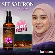 Farleena Set Combo Saffron Glow Moisturiser 2in1 Skincare Gel 50gm & Aura Safron Instant Mist 100ml