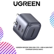 UGREEN NEXODE 35W USB-C PD + USB-A GAN FAST CHARGER (SPACE GRAY)