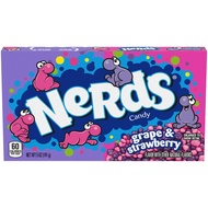 Nerds Grape & Strawberry Candy Theater Box grape strawberry 5 Ounce (Pack of 12)
