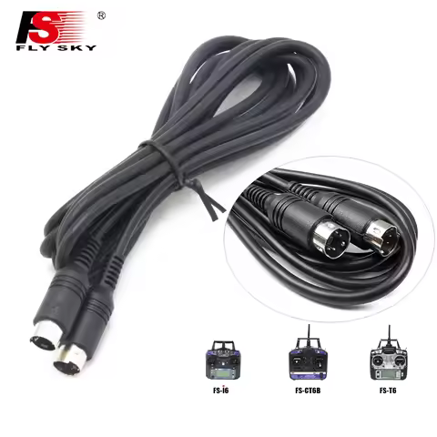 Flysky Coach Line Cable Compatible With FS I6 I10 T6 Transmitter Remote Controller For RC FPV Drone 