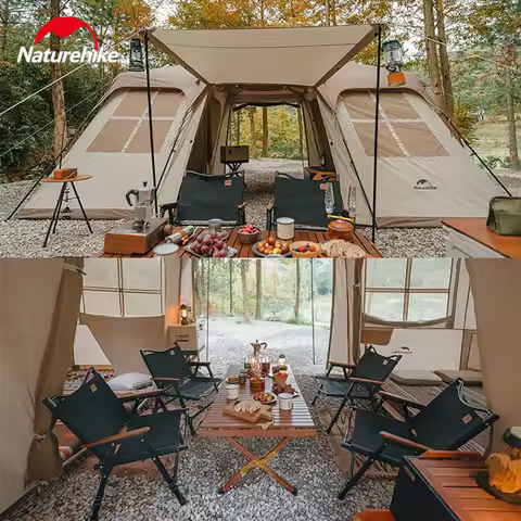 Naturehike Village 17 Automatic Tent One-touch Tent Outdoor Camping All-In-One Ridge Pole Large Spac