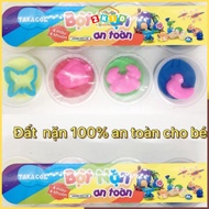 Play clay, safe play dough, TAKACOL play dough includes 4 color boxes, 4 small size molds BG03