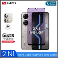 ITEL P65 A70 Anti 10D Blue Light Tempered Glass Package