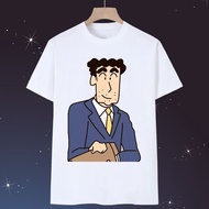 Crayon Shin Chan's Dad's Clothes, Hiroshi Nohara's Short Sleeved Men's T-Shirt, Japanese Anime Perip