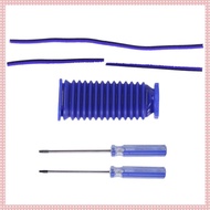 (MTUV) for V7 V8 V10 V11 Vacuum Cleaner Soft Roller Head Soft Plush Strip, Roller Suction Blue Hose