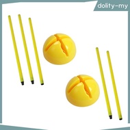 [dolity] Football Agility Training Poles Multifunctional Football Soccer Training