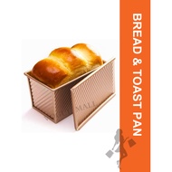 Non-Stick Sliding Cover Toast box 450g Loaf Pan Loaf Tin Bread Loaf Pan Baking Tool Bekas Roti
