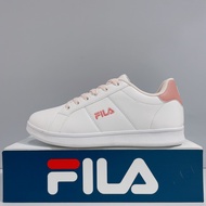 FILA Girls White Pink Leather Comfortable Shoes Sports Casual 5-C323Y-155