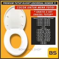 Universal Toilet Seat Cover 42x36cm Suitable for Toto Bathroom Toilet Seat Cover TOTO WHITE Toto Toi
