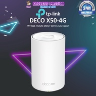 TP Link Deco X50-4 G 4G+ AX3000 Whole Home Mesh WiFi 6 Gateway