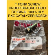 RXZ UNDER BRACKET BOLT T FORK ADJUSTING SCREW ORIGINAL 100% HLY FOR YAMAHA RXZ 1M3-F3346-00